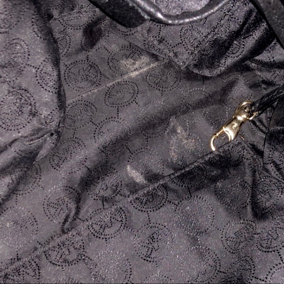 MICHAEL KORS Black Leather Chain Shoulder Bag - Picture 5 of 7